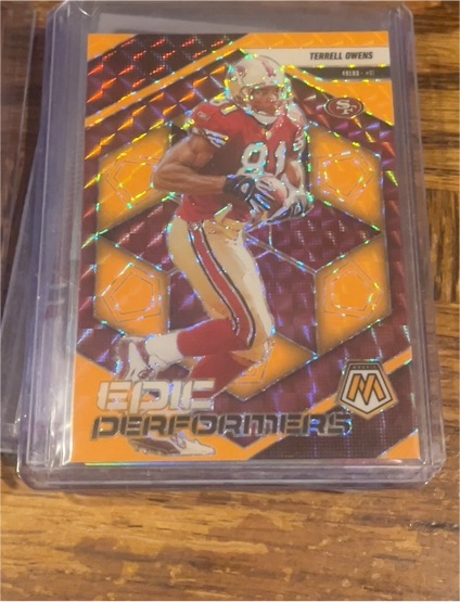 2025 Panini Mosaic #18 Terrell Owens — front