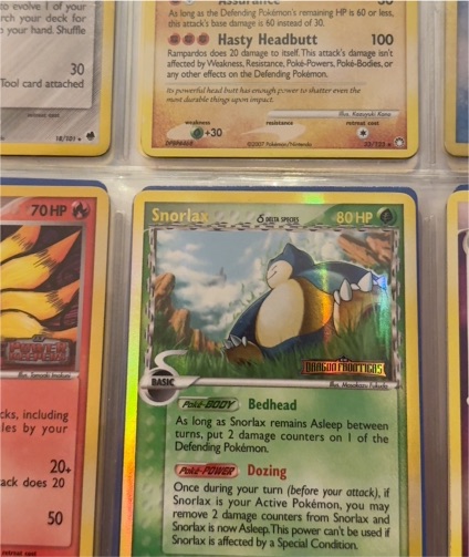 2007 Pokémon EX Delta Species #35 Snorlax — front
