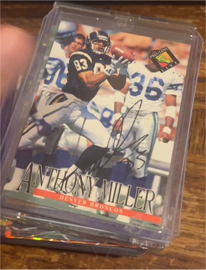 1994 Pro Line Live #37 Anthony Miller — front