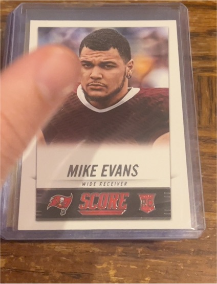 2014 Panini Score #410 Mike Evans Rookie Card — front