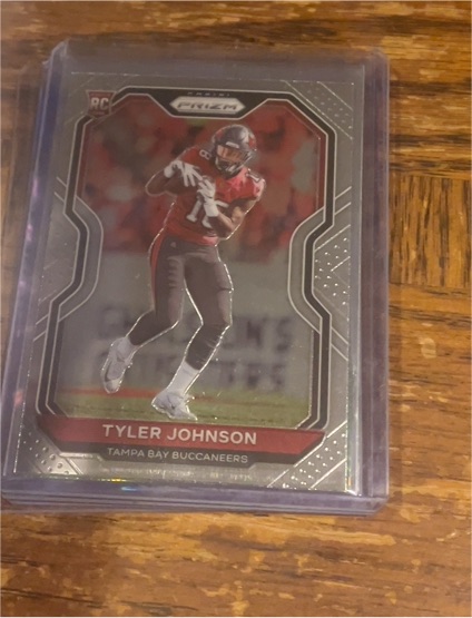2020 Panini Prizm #321 Tyler Johnson Tampa Bay Buccaneers RC — front