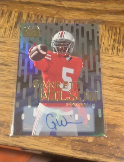 2022 Skybox Metal Universe Champions Premium #S-9 Garrett Wilson — front