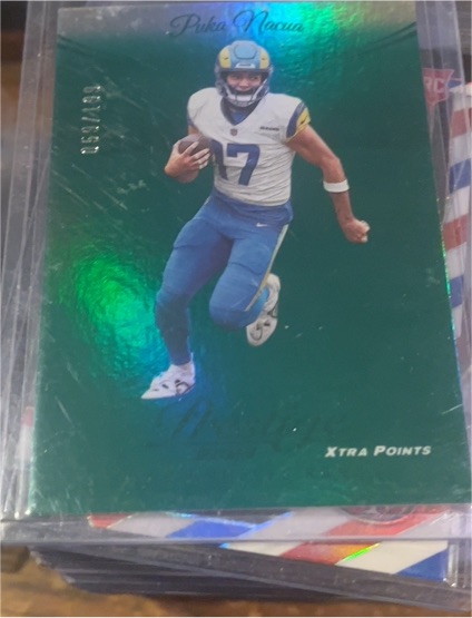 2024 Panini Prestige #175 Puka Nacua Xtra Points Green /299 — front