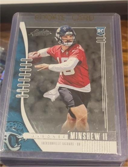 2019 Panini Absolute #162 Gardner Minshew II Rookie Card — front