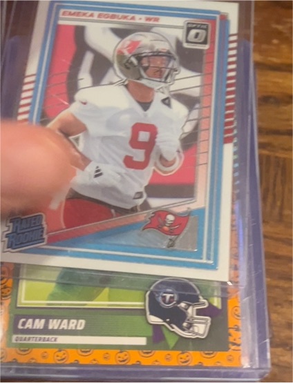 2025 Donruss Optic #9 Emeka Egbuka — front