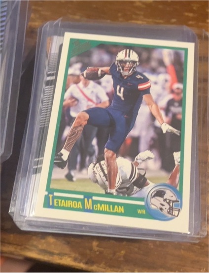 2025 Panini Score #3 Tetairoa McMillan Anniversary Rookie — front