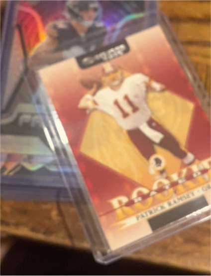 2000 Pacific Rookie Rising #RR3 Patrick Ramsey — front