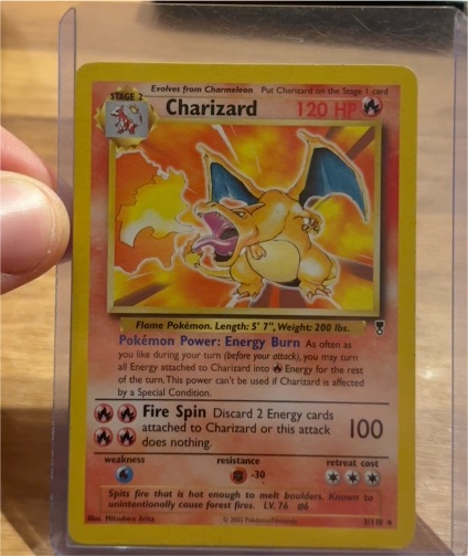 2002 Wizards of the Coast Charizard #3 — front