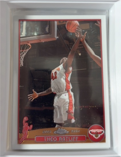 2003-04 Topps Chrome #58 Theo Ratliff — front