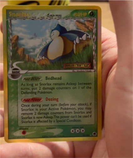 2006 Pokémon Dragon Frontiers #10 Snorlax (Delta Species) — front