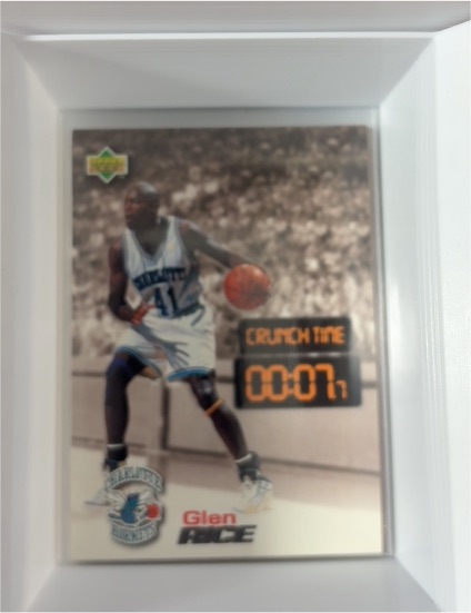1997 Upper Deck Crunch Time #CT16 Glen Rice — front