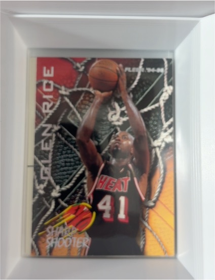 1994-95 Fleer Sharp Shooters #7 Glen Rice — front