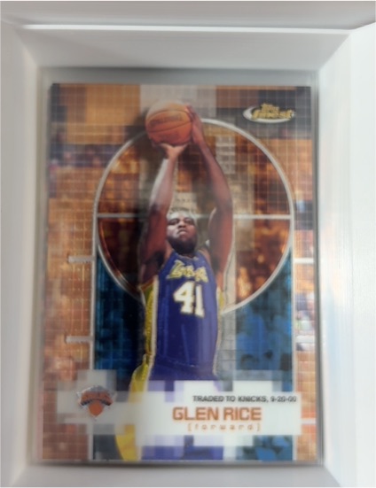 2000-01 Topps Finest #102 Glen Rice — front