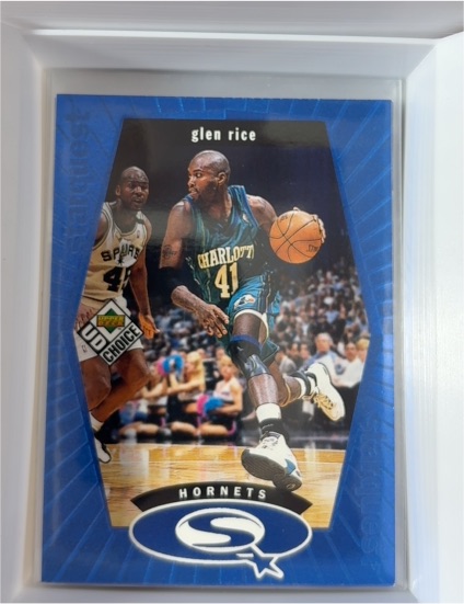 1998-99 Upper Deck UD Choice #SQ3 Glen Rice StarQuest Blue — front