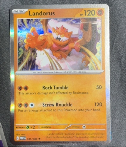 2013 Pokémon Perfect Order #041 Landorus — front