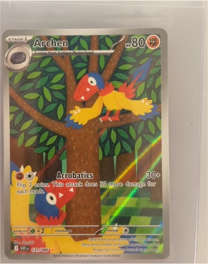 2025 Pokémon Sv: White Flare #131 Archen — front