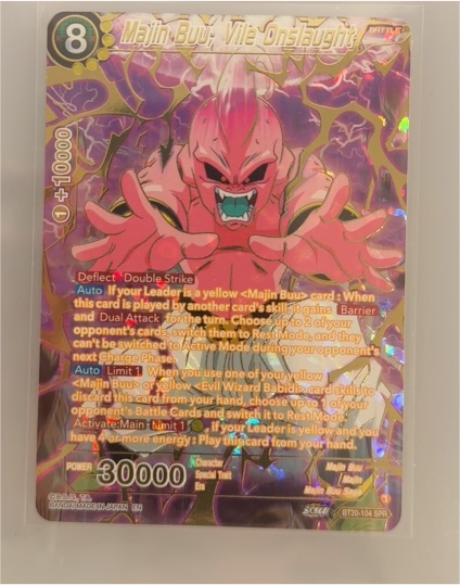 2023 Dragon Ball Super Card Game BT20-104 Majin Buu, Vile Onslaught — front