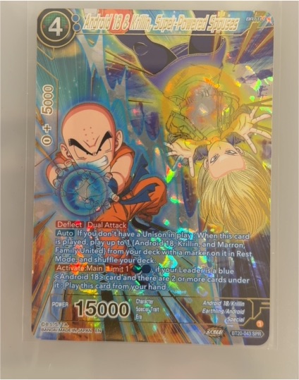 2023 Dragon Ball Super Card Game #BT20-043 Android 18 & Krillin, Super-Powered Spouses — front