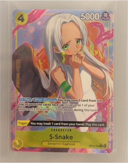 S-Snake OP13-114 Carrying on His Will — front