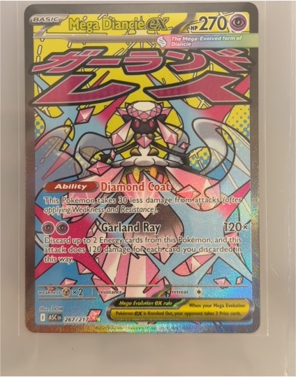 2026 Pokémon Mega Diancie EX #267/217 — front