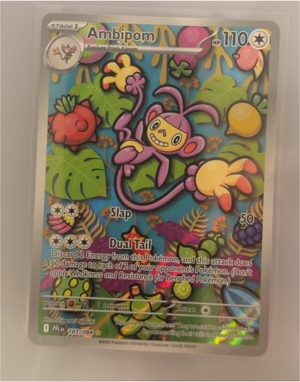 2025 Pokémon #107 Ambipom — front