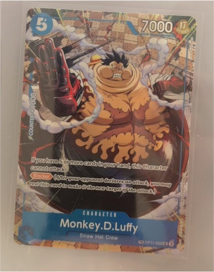 2025 One Piece TCG OP11-058 Monkey.D.Luffy Carrying On His Will — front