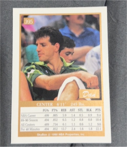 1992 Classic #395 Dan — front