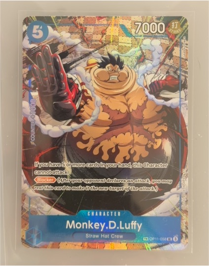 2025 One Piece TCG OP11-058 Monkey.D.Luffy Carrying On His Will — front