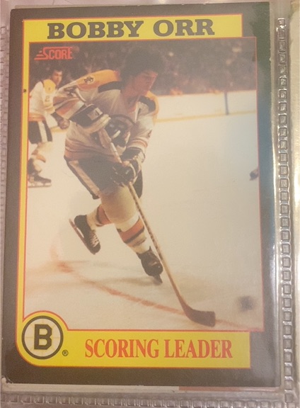 1991-92 Score #NNO Bobby Orr Scoring Leader — front