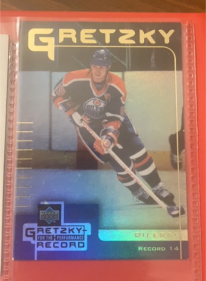 1999 Upper Deck McDonald's Performance for the Record #14 Wayne Gretzky — front