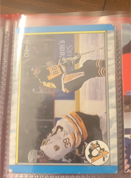 1989-90 O-Pee-Chee #312 Mario Lemieux — front