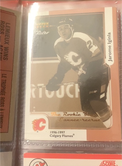 1999-00 Upper Deck Retro McDonald's #MCD-5R Jarome Iginla — front