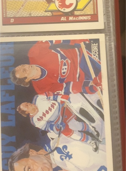 1990 Score #? Guy Lafleur — front