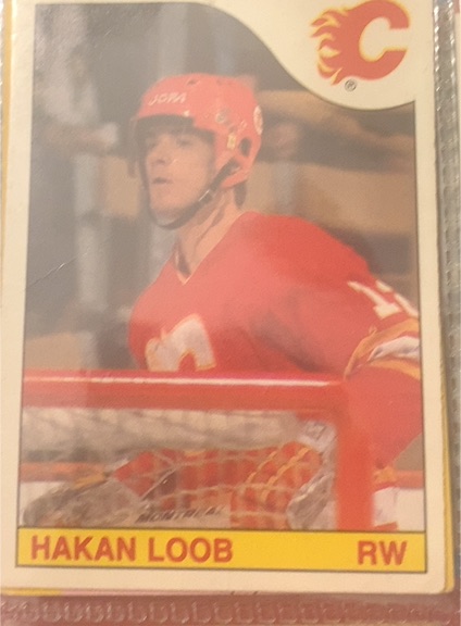 1985-86 O-Pee-Chee #184 Hakan Loob — front
