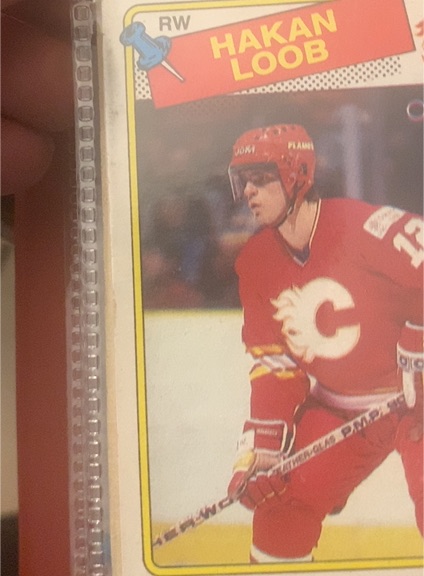 1988-89 Topps #110 Hakan Loob — front