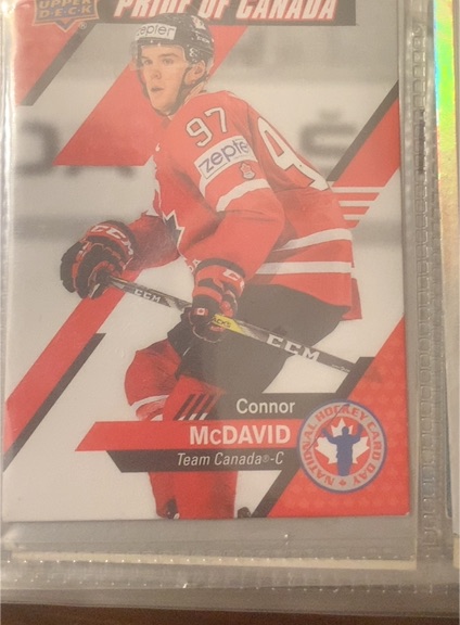 2021 Upper Deck National Hockey Card Day Canada #CAN-6 Connor McDavid — front