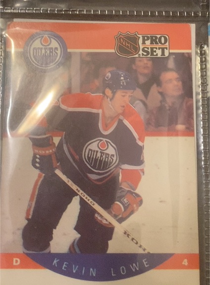 1990-91 Pro Set #89 Kevin Lowe — front