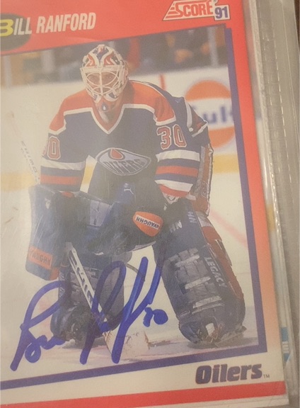 1991-92 Score #30 Bill Ranford — front