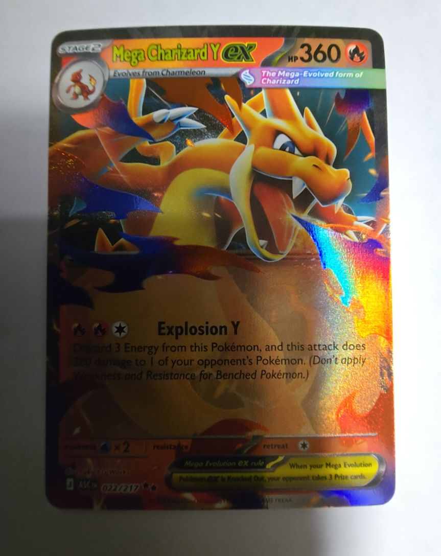 2021 Pokémon Mega Charizard Y ex #022 Ascended Heroes — front