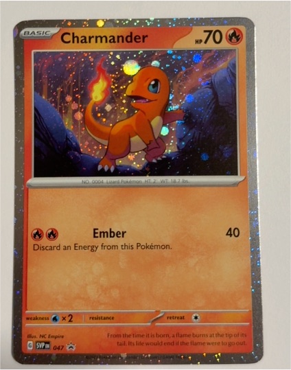 2023 Pokémon Scarlet & Violet Black Star Promo #047 Charmander — front