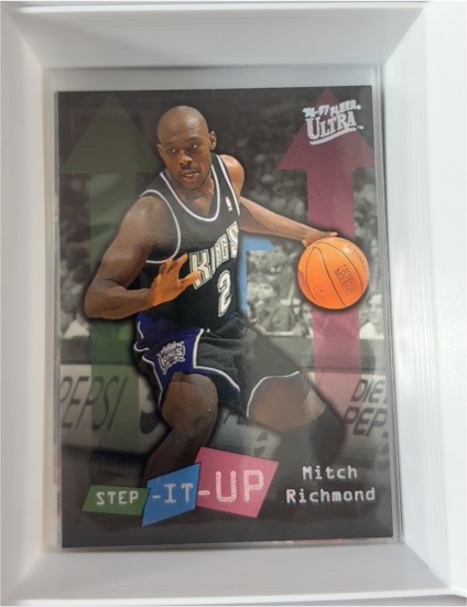 1996-97 Fleer Ultra Step-It-Up #284 Mitch Richmond — front