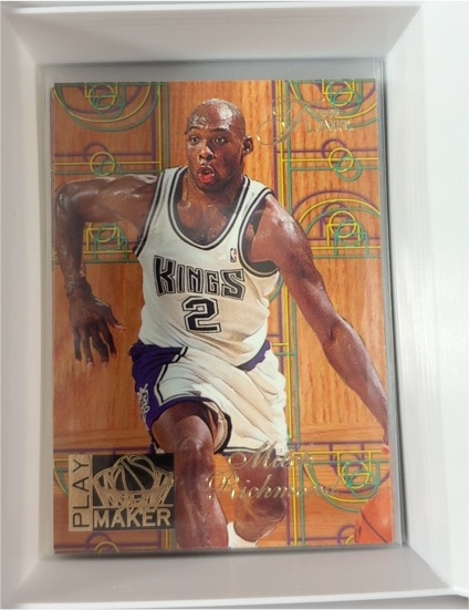 1994-95 Flair #8 Mitch Richmond Play Maker Sacramento Kings — front