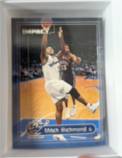 1999-00 Skybox Impact #45 Mitch Richmond — front