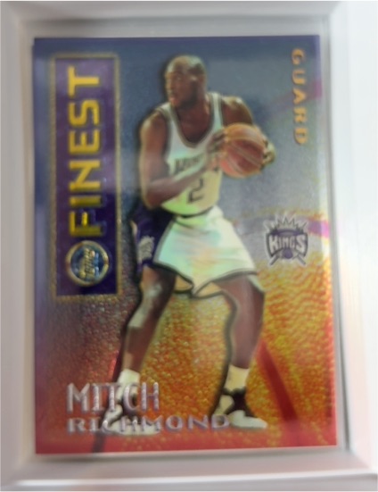 1995-96 Topps Finest #M17 Mitch Richmond Mystery — front