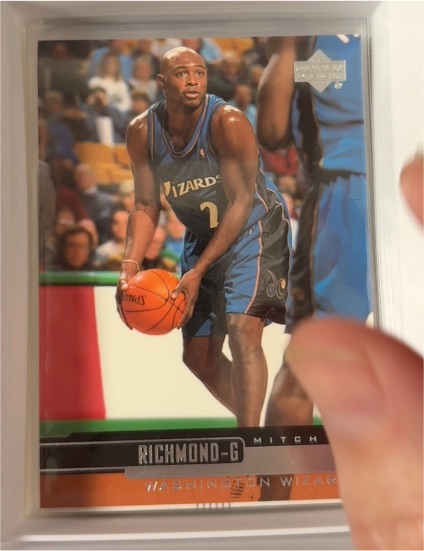 1999-00 Upper Deck #310 Mitch Richmond — front