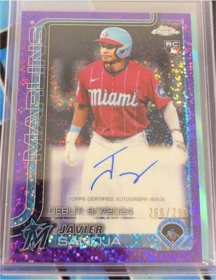 2025 Topps Chrome Update #CRDA-JS Javier Sanoja — front