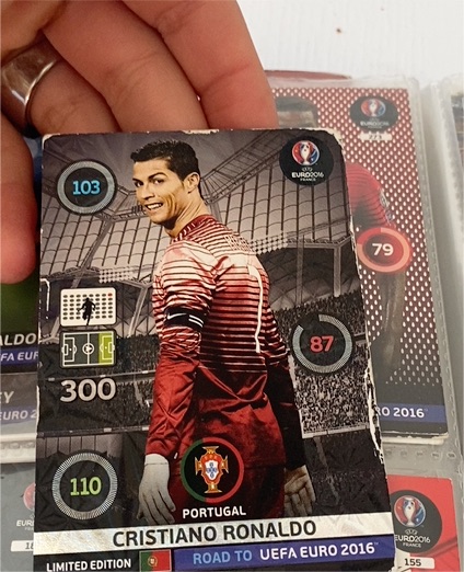 2016 Panini Adrenalyn XL Road to UEFA Euro 2016 #300 Cristiano Ronaldo — front