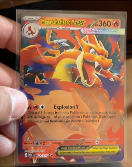 2014 Pokémon XY Evolutions #022 Mega Charizard Y EX — front