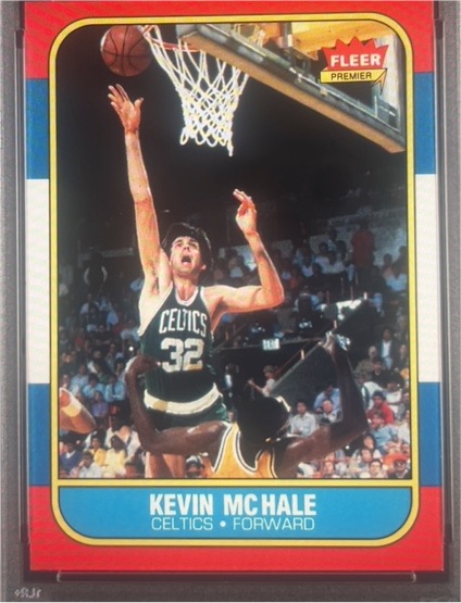 1986 Fleer #73 Kevin McHale — front
