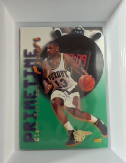 1996 Signature Rookies Premier #PT3 Glenn Robinson Primetime Powers — front